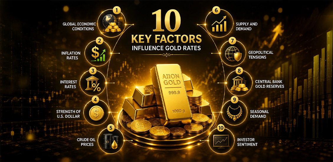 10 Key Factors That Influence Gold Rates
